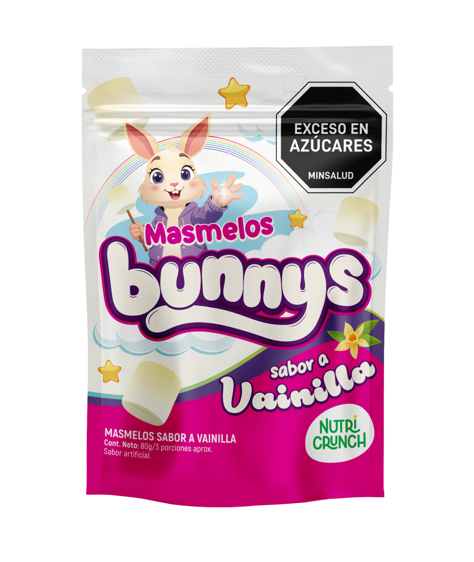 Masmelos Bunnys sabor a Vainilla